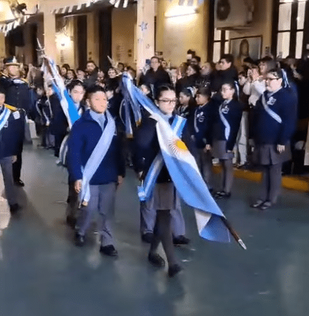 Realizaron el acto de Promesa de Lealtad a la Bandera